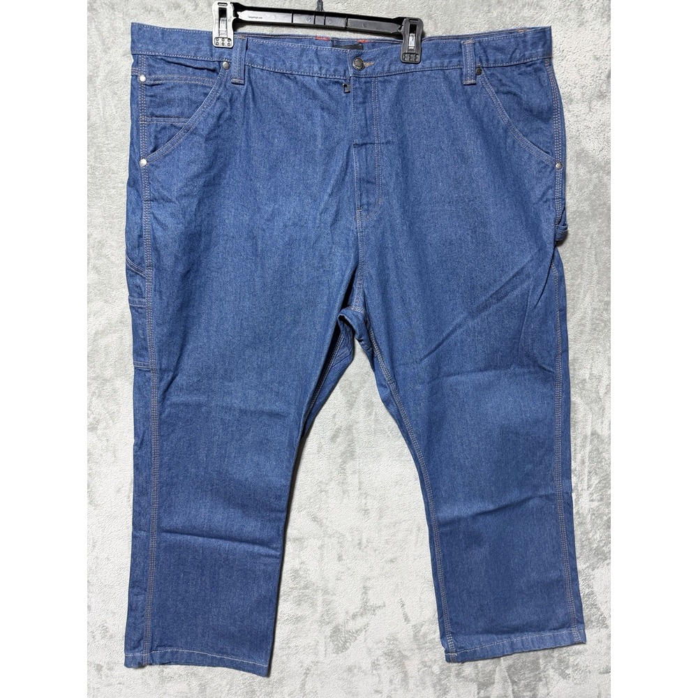 DieHard Men's Work‎ Pants 48x30 Blue 100% Cotton Utility Fit Carpenter Straight